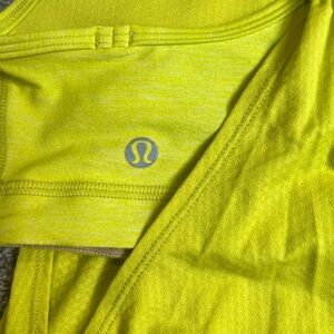 lululemon Yellow/green Tank Top